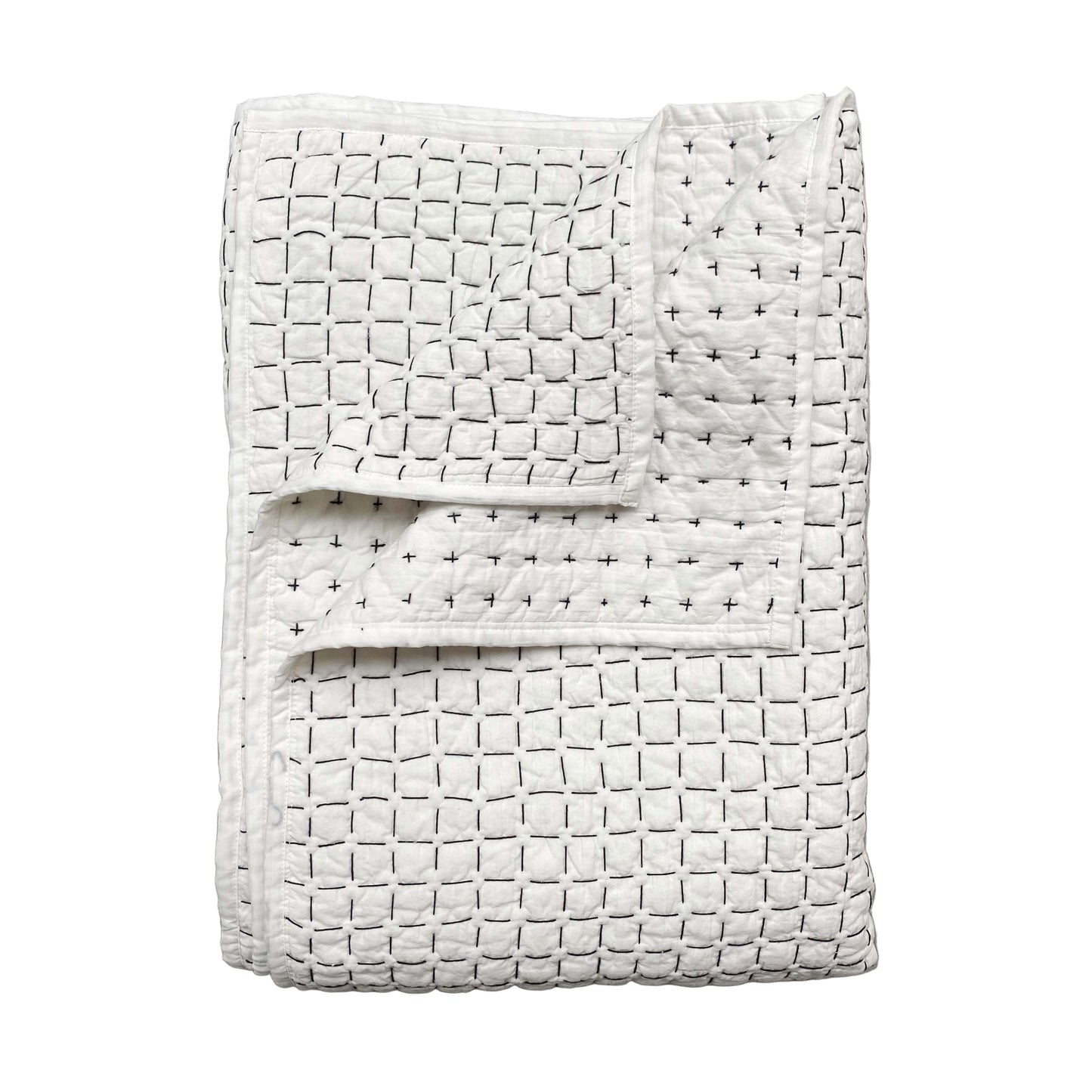 Otilly Hand Stitched Quilted Throw