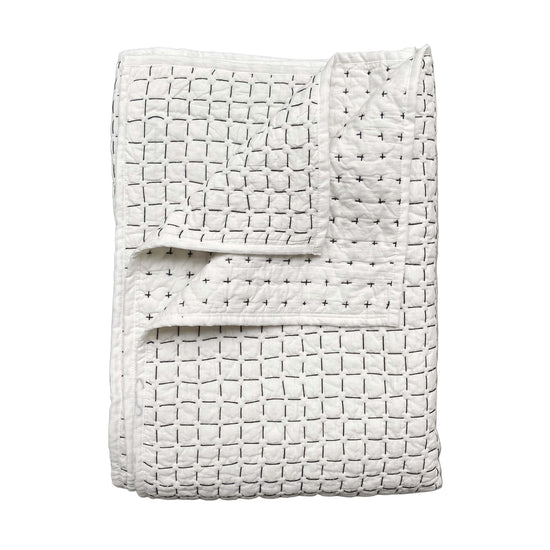 Otilly Hand Stitched Quilted Throw