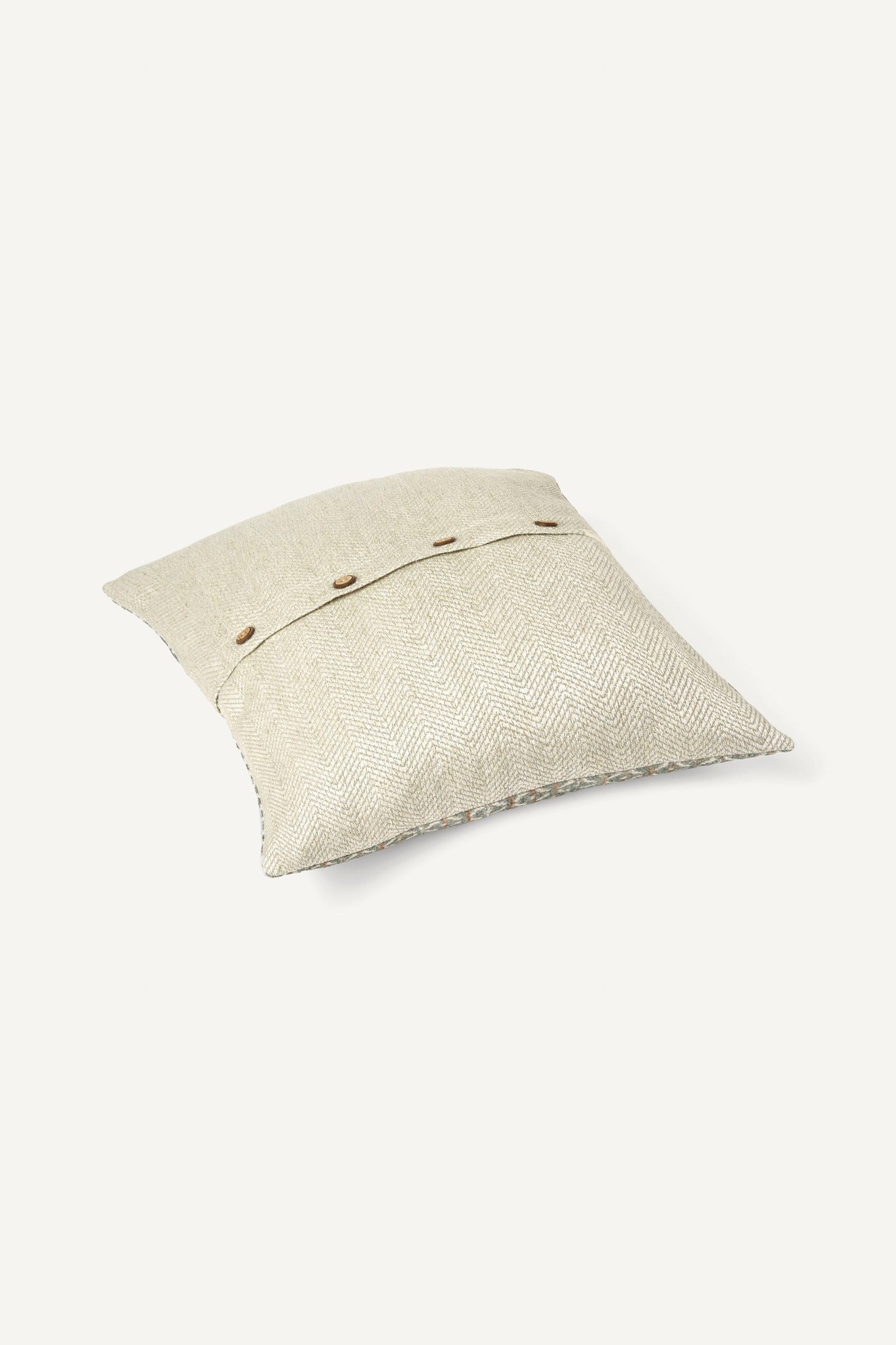 Jacquard Cushion Cover - Leaf Green