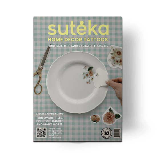 Wildflowers Set DIY Plate Sticker Decoration