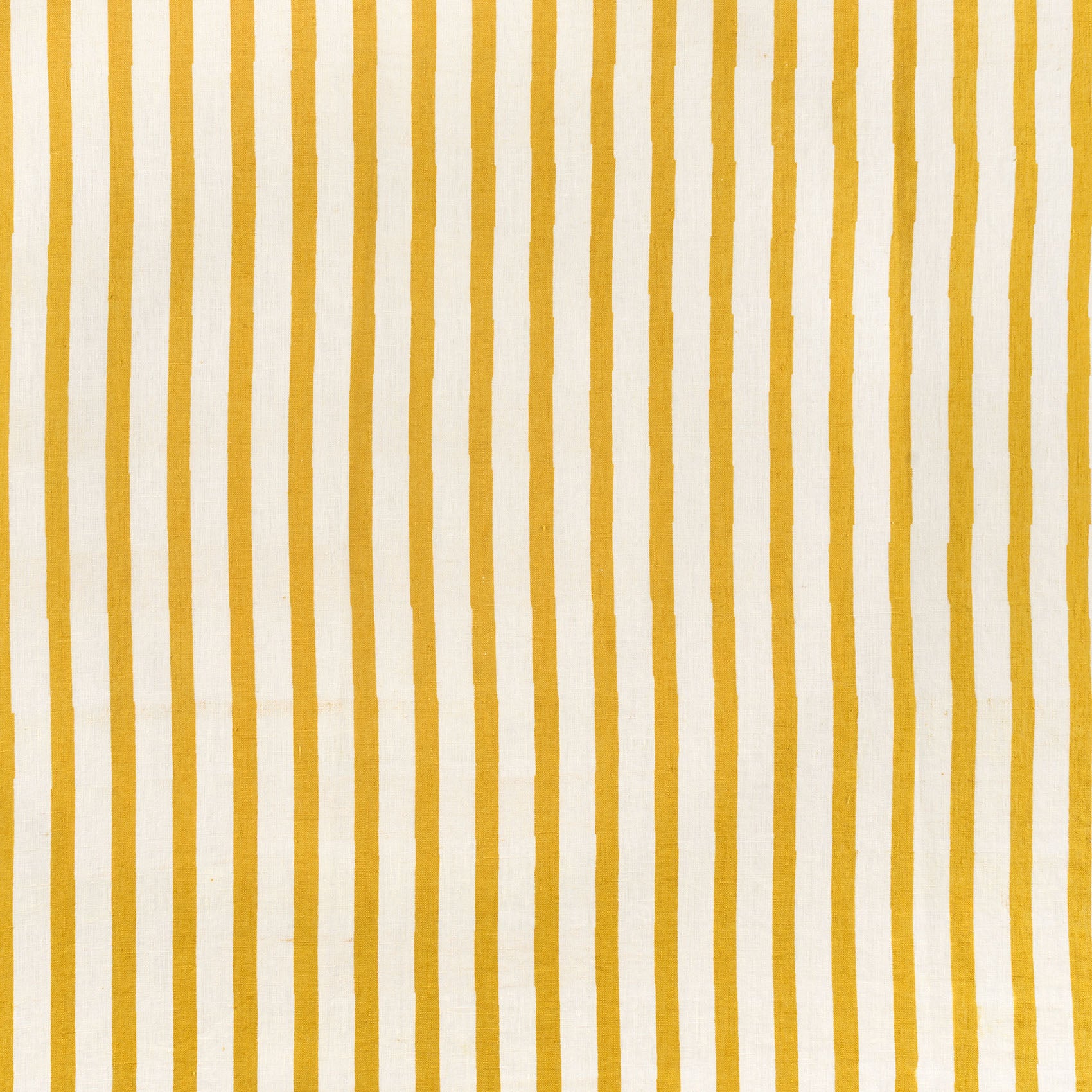 Lino Stripe Fabric (Yellow)