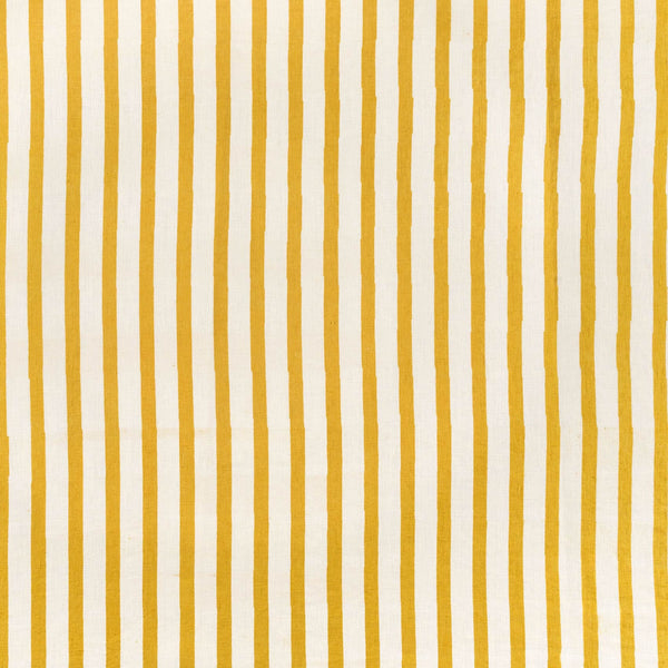 Lino Stripe Fabric (Yellow)