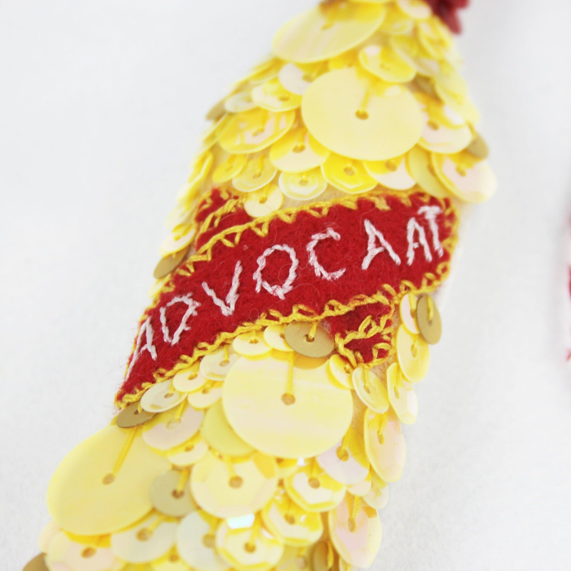 Everlasting Eggnog Advocaat Sequin Hanging Ornament