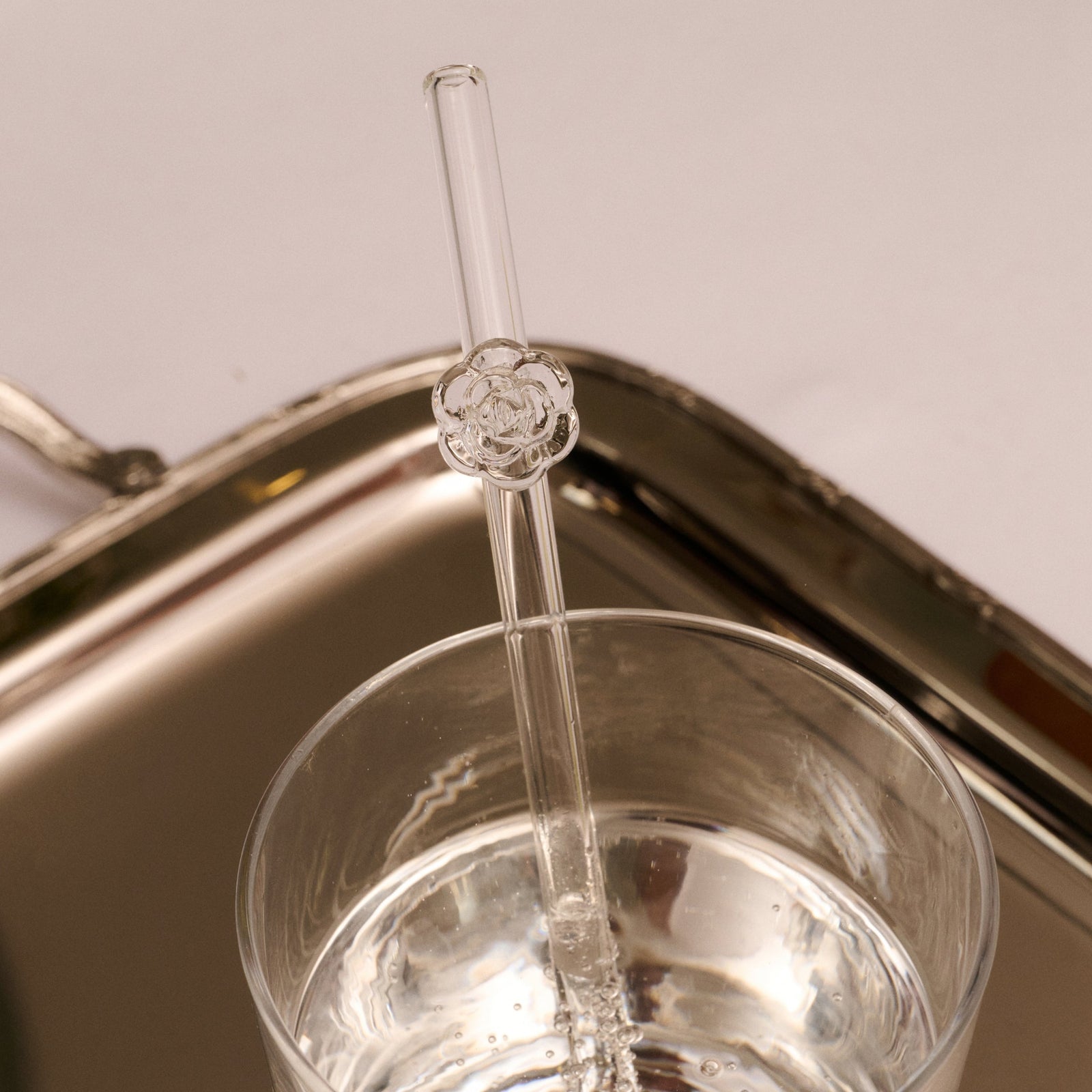 Rose Straws Set of Four