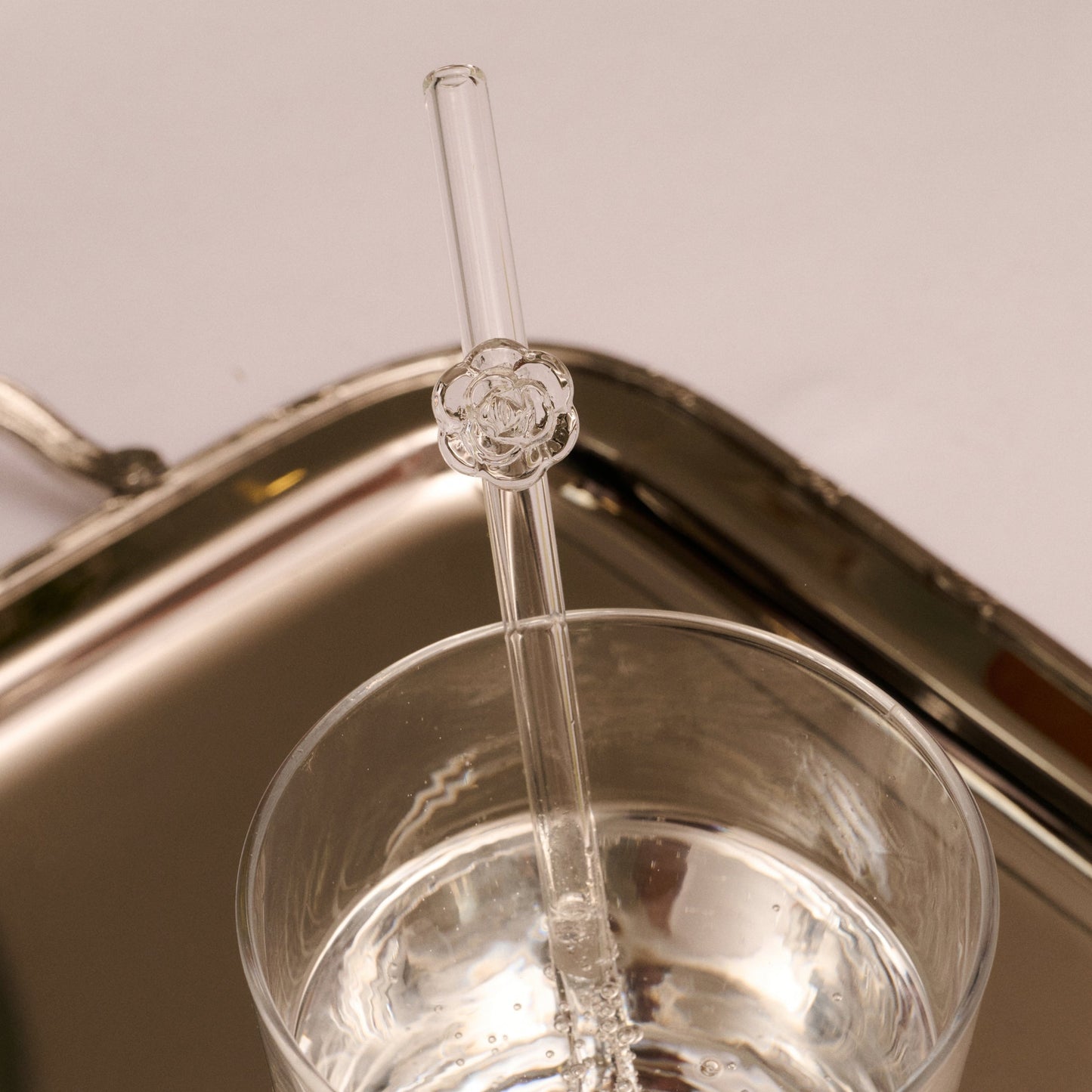 Rose Straws Set of Four