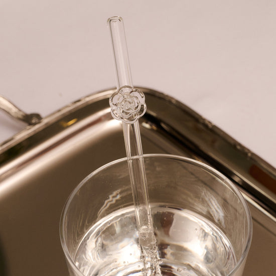 Rose Straws Set of Four