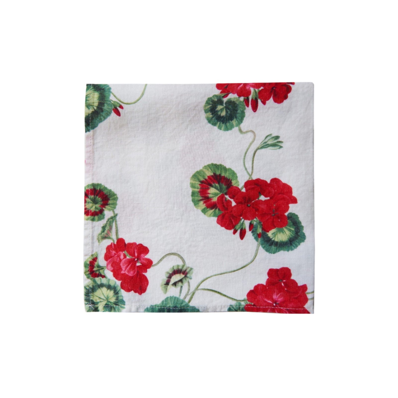Geranium Linen Napkin
