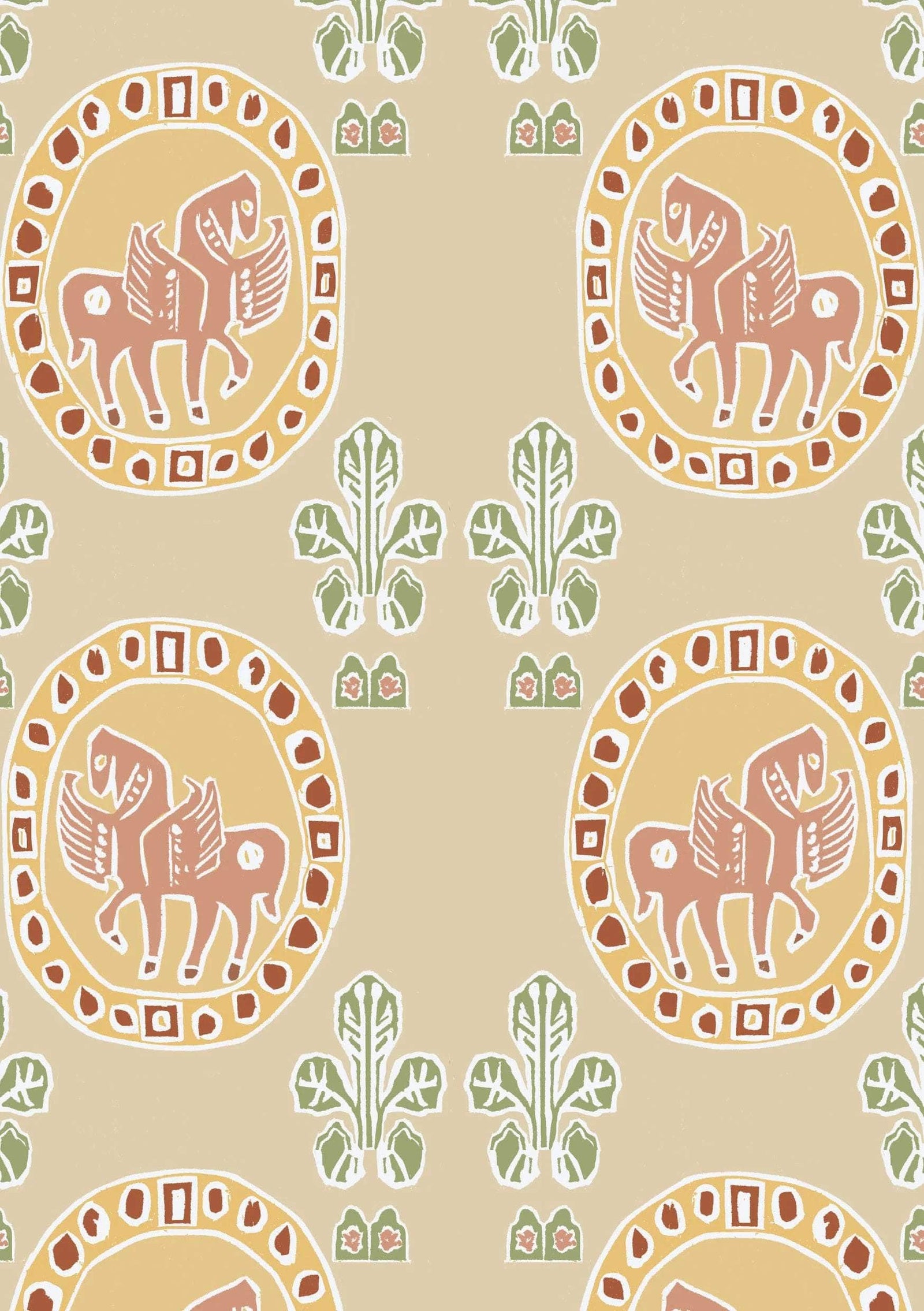 Flying Horse of Silk Road Wallpaper - Spice