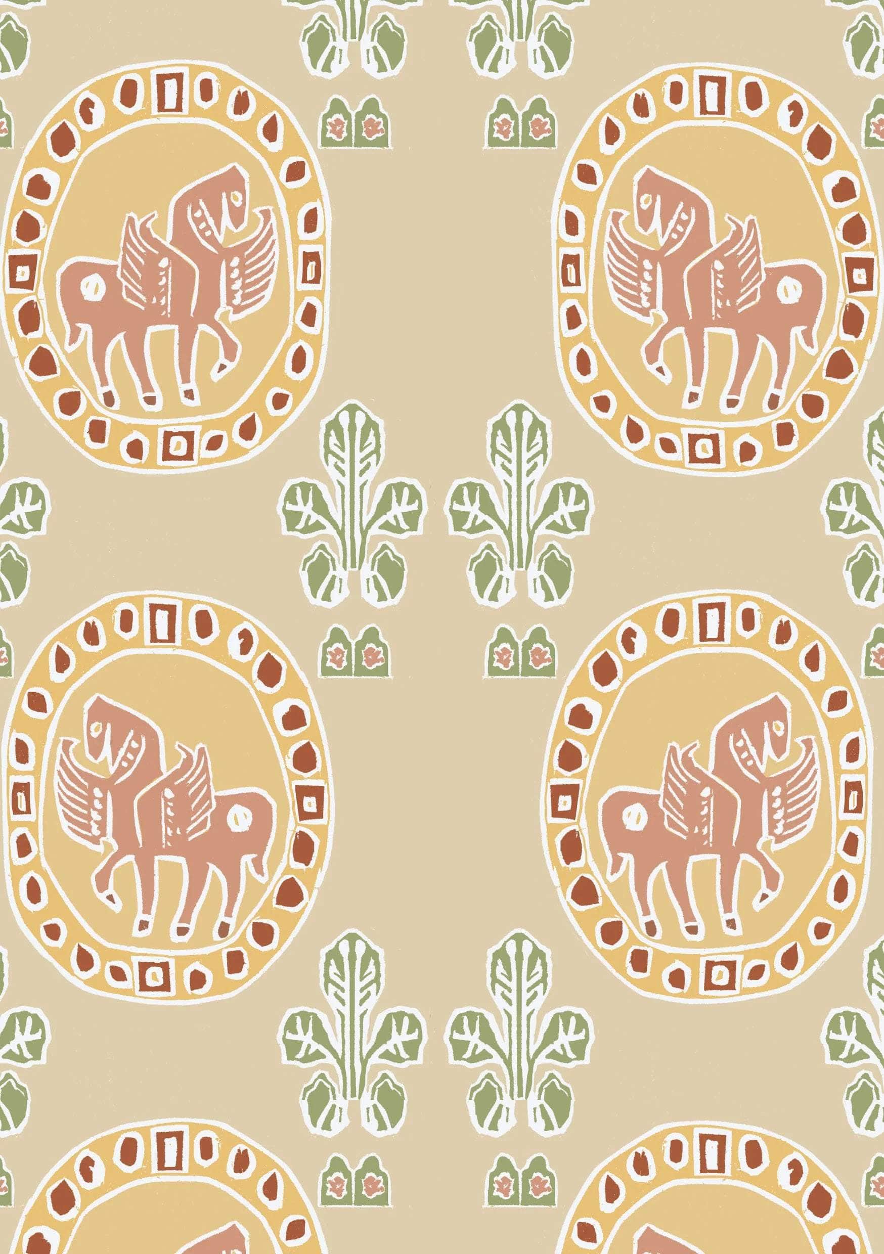 Flying Horse of Silk Road Wallpaper - Spice