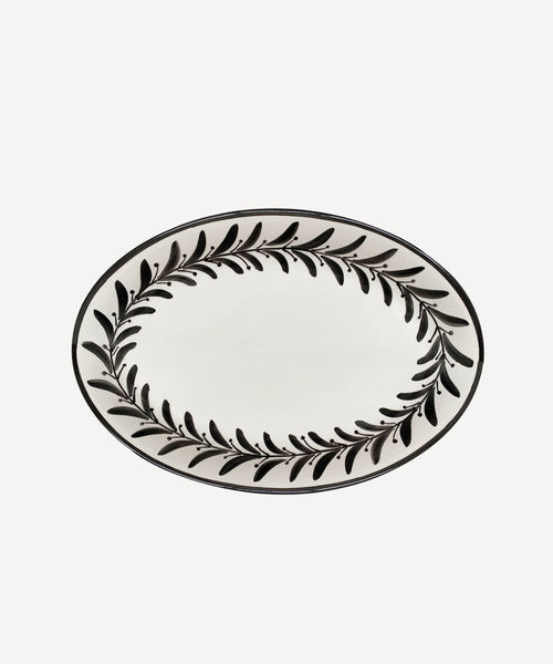 Helecho Serving Trays (set of two) - Jet Black