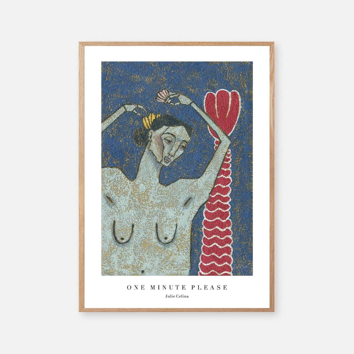 One Minute Please - Mermaid Wall Art Print