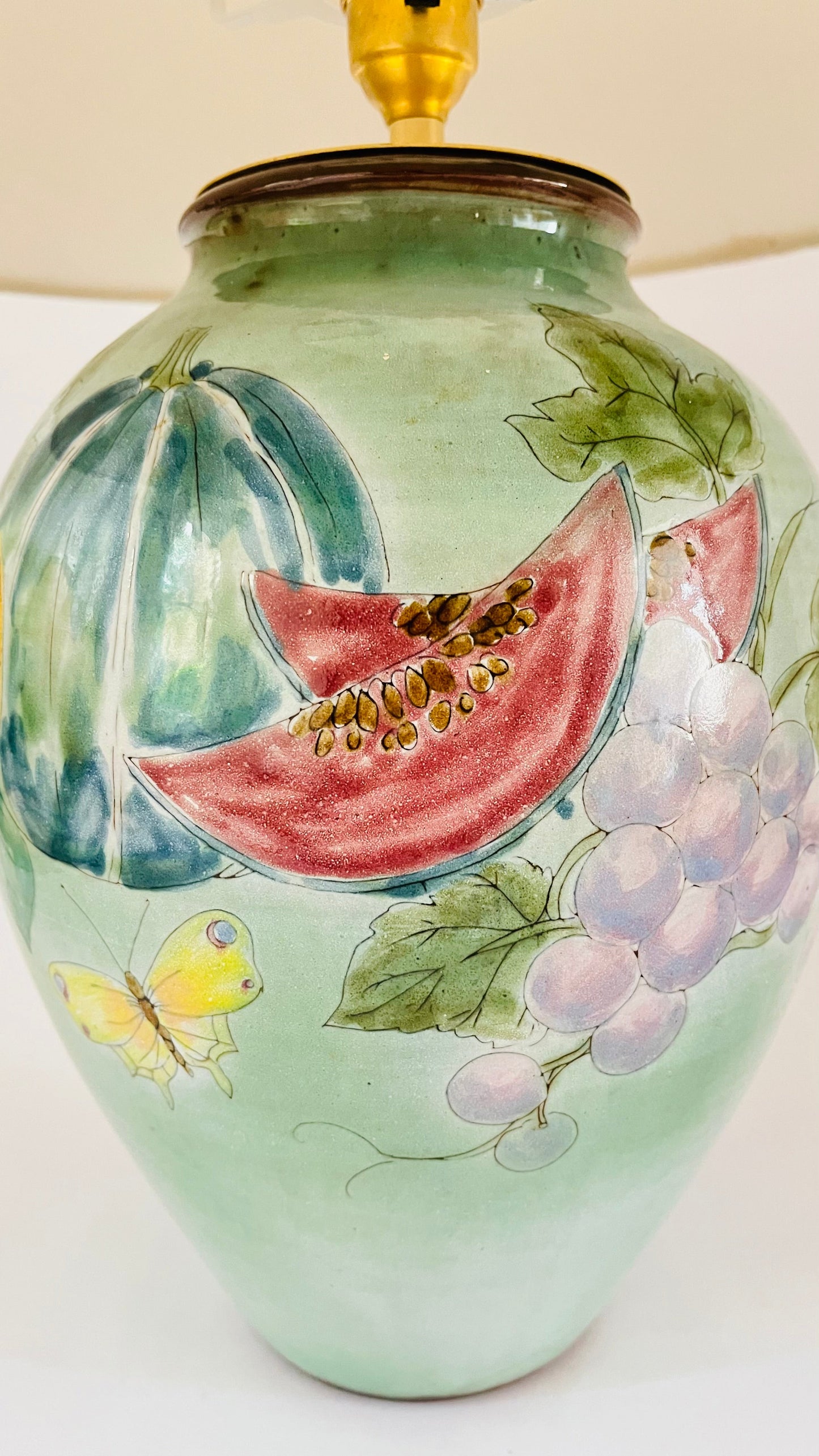 Chelsea Pottery Fruit Lamp
