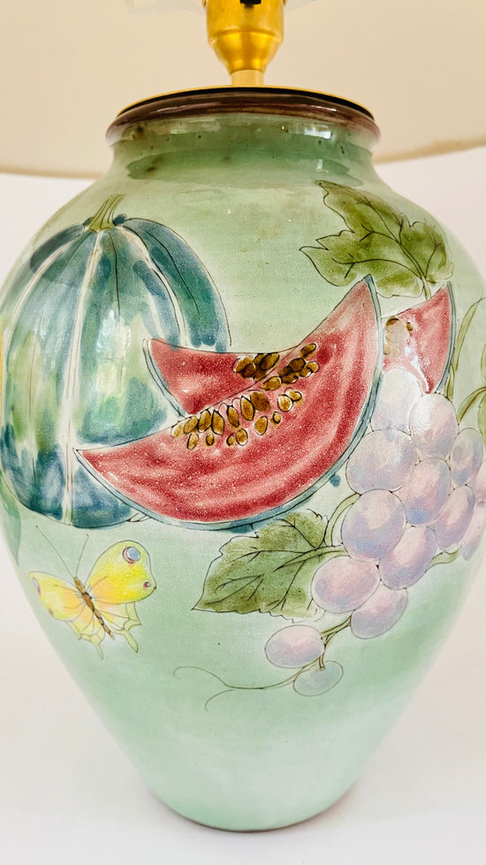 Chelsea Pottery Fruit Lamp