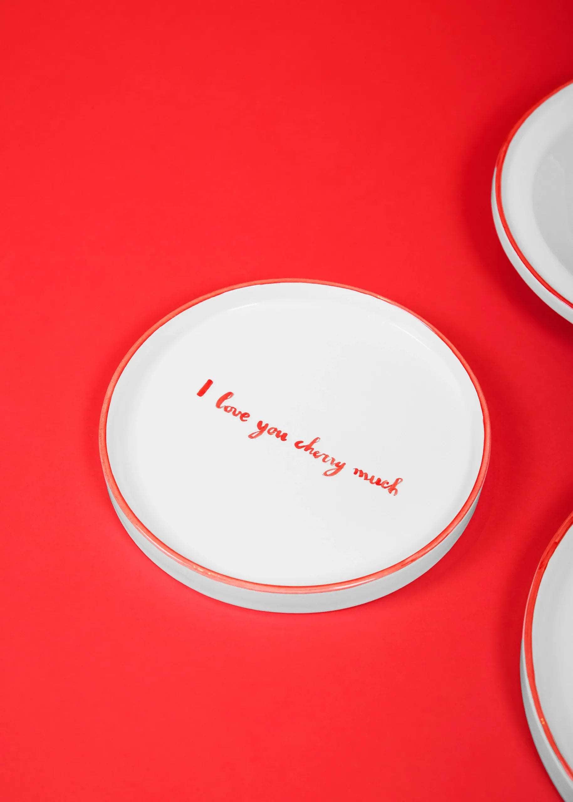 I Love You Cherry Much Plate