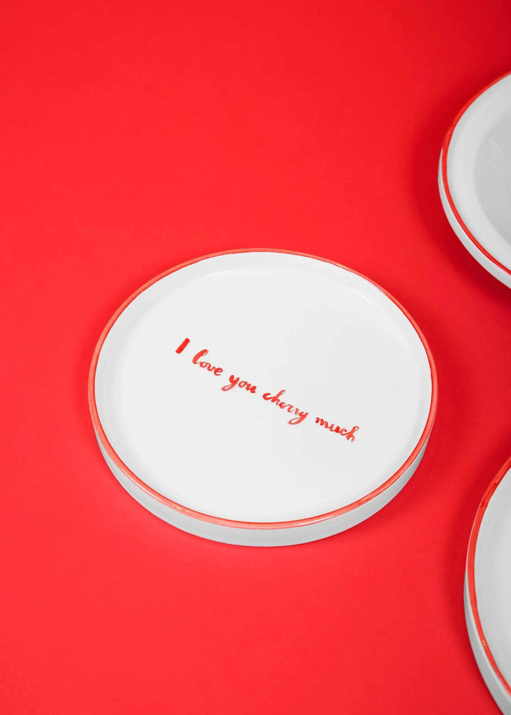 I Love You Cherry Much Plate
