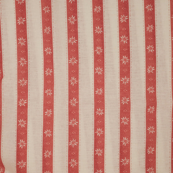 Edelweiss Stripe - Raspberry Red