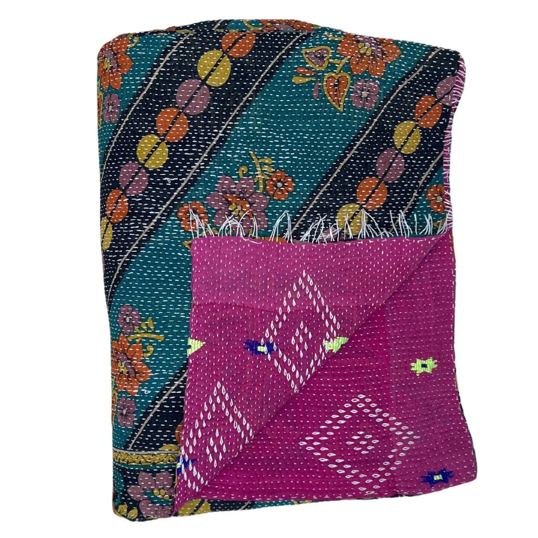 Midweight Kantha Quilt No. 799