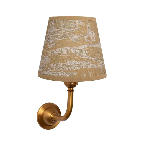 Banana Island Sand Beige 6" Candle Clip Lampshade