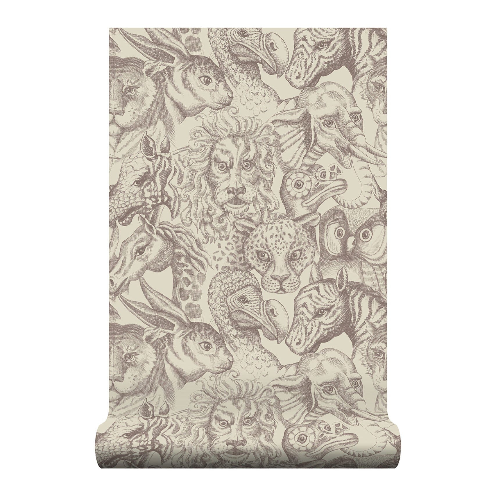 Rara Off White Wallpaper