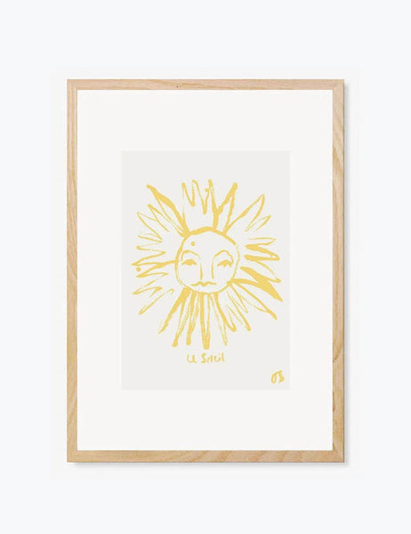 Yellow Sun Print