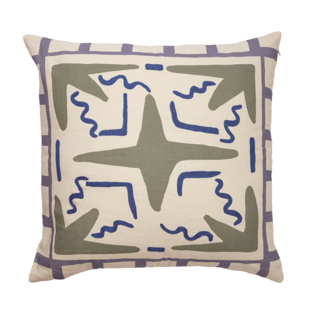 Verde Tile Cushion Cover