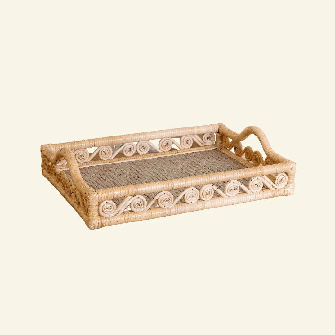 Ivy Rattan Tray