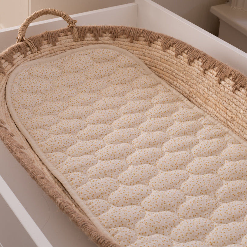 Changing Basket Cotton Liner - Daisy Meadow