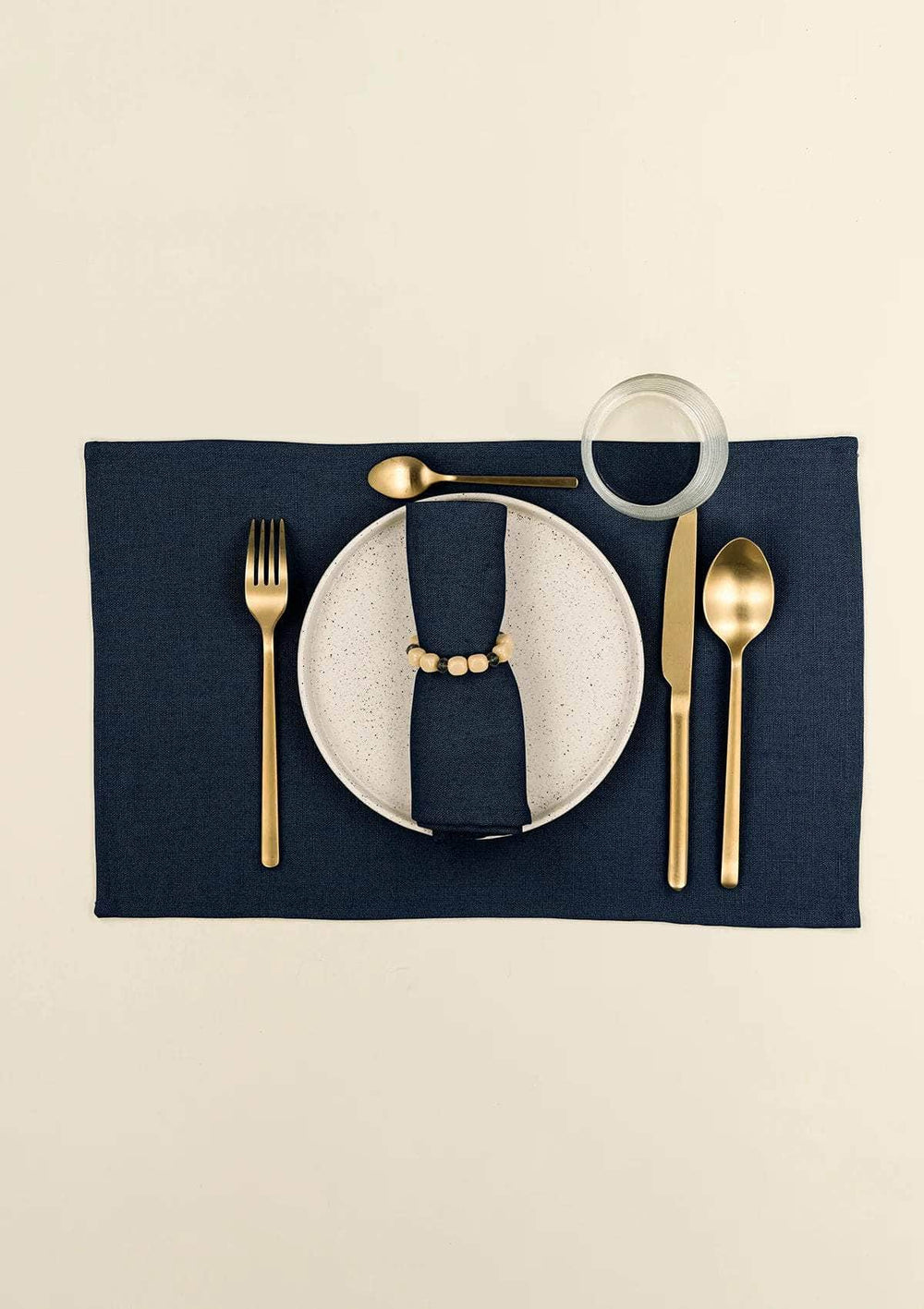 The Navy Blue Linen Placemat
