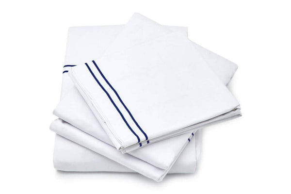 The Cairo Collection Bedding Set | Blue Stripe