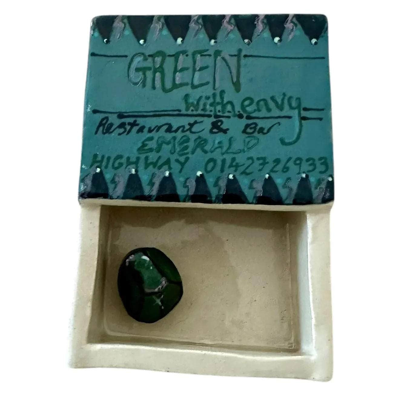 Green with Envy Matchbox