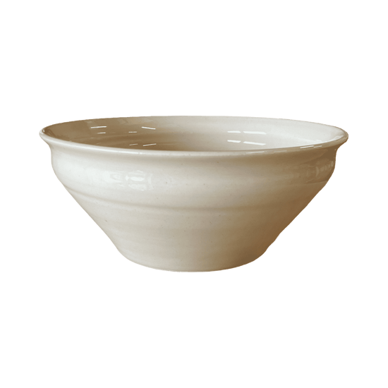 White Stoneware Bowl #3