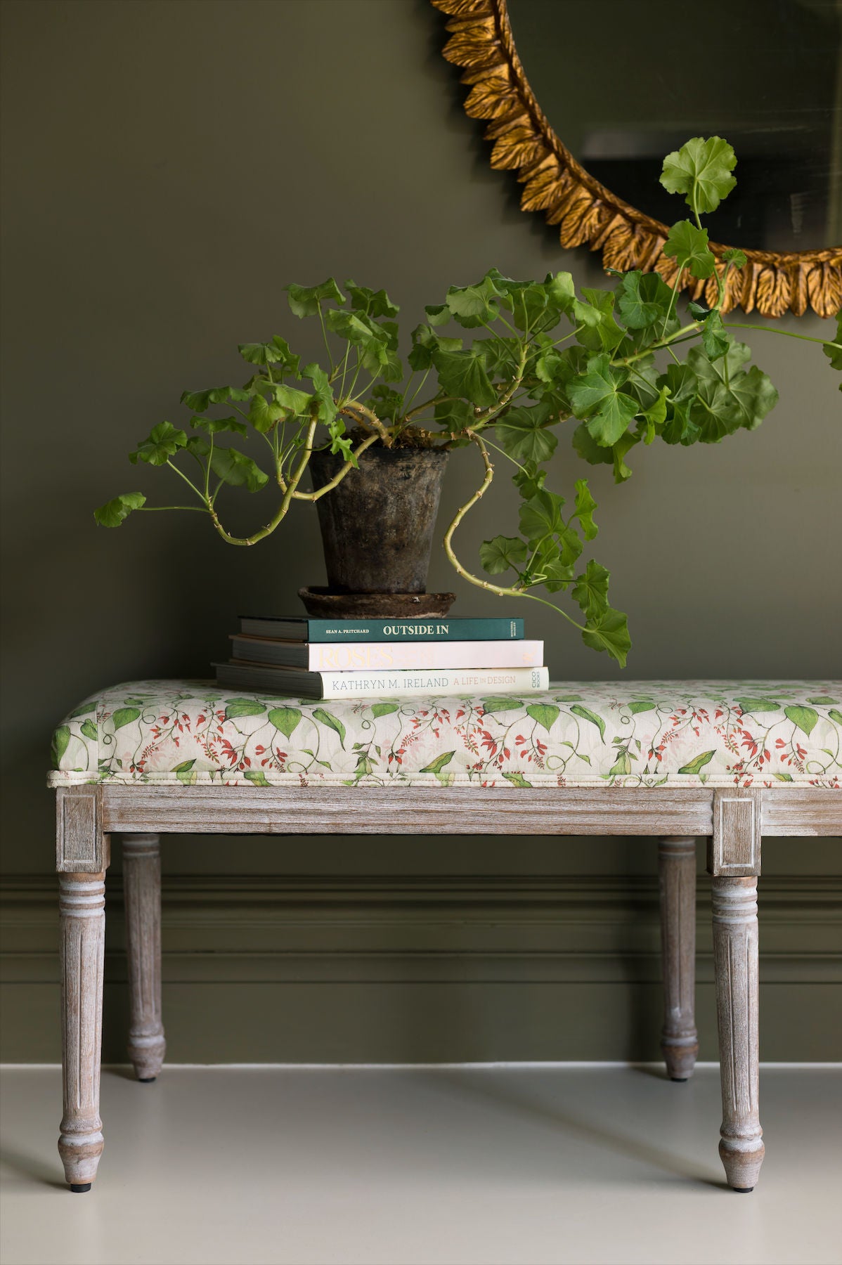 Runner Bean Flower Fabric