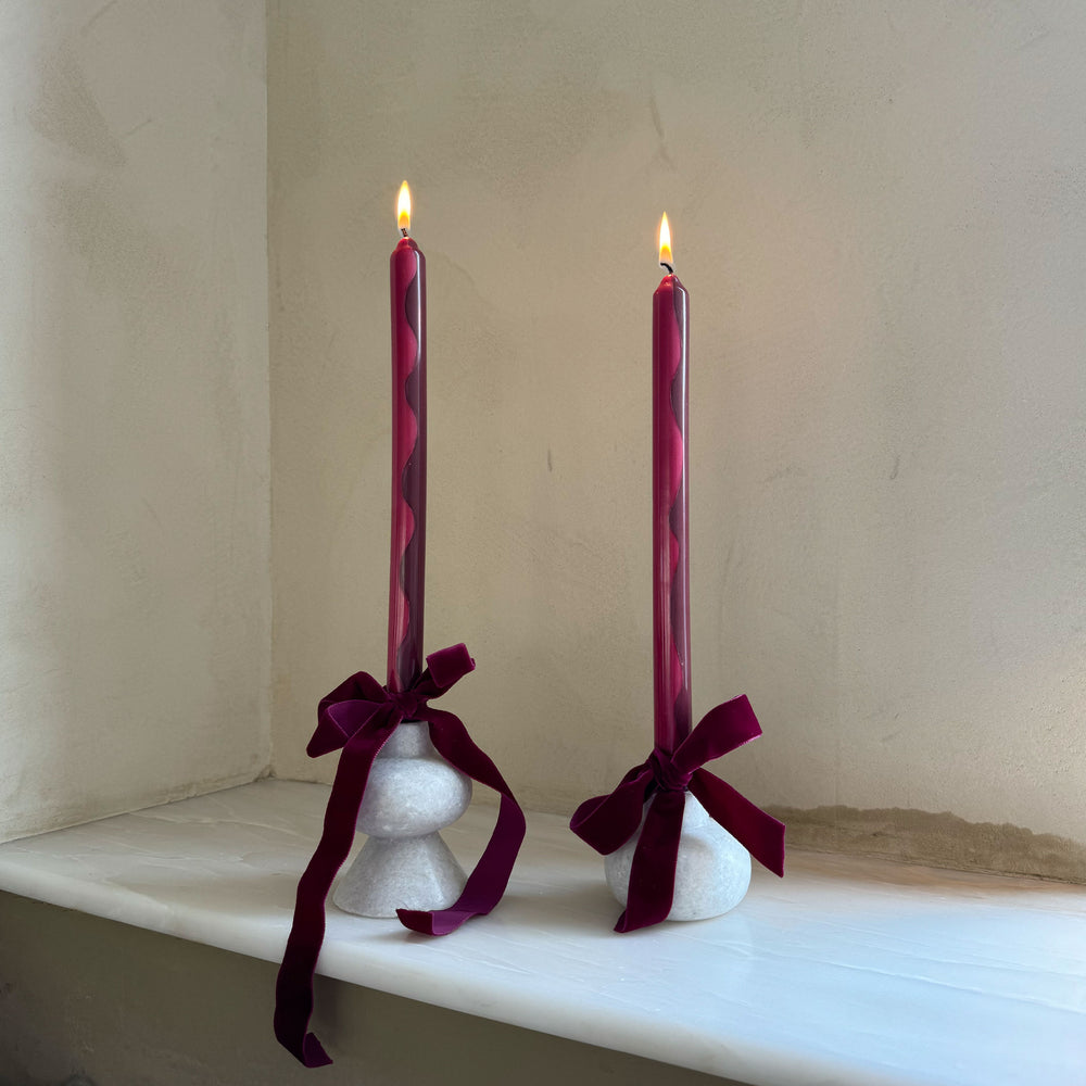 Mulberry Dinner Candle