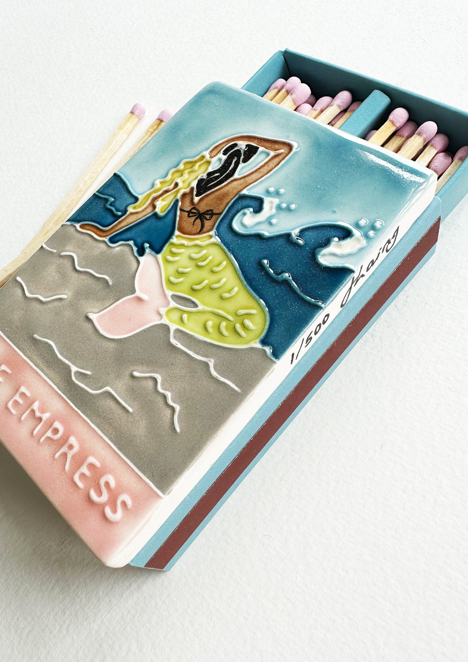 The Empress Ceramic Matchbox