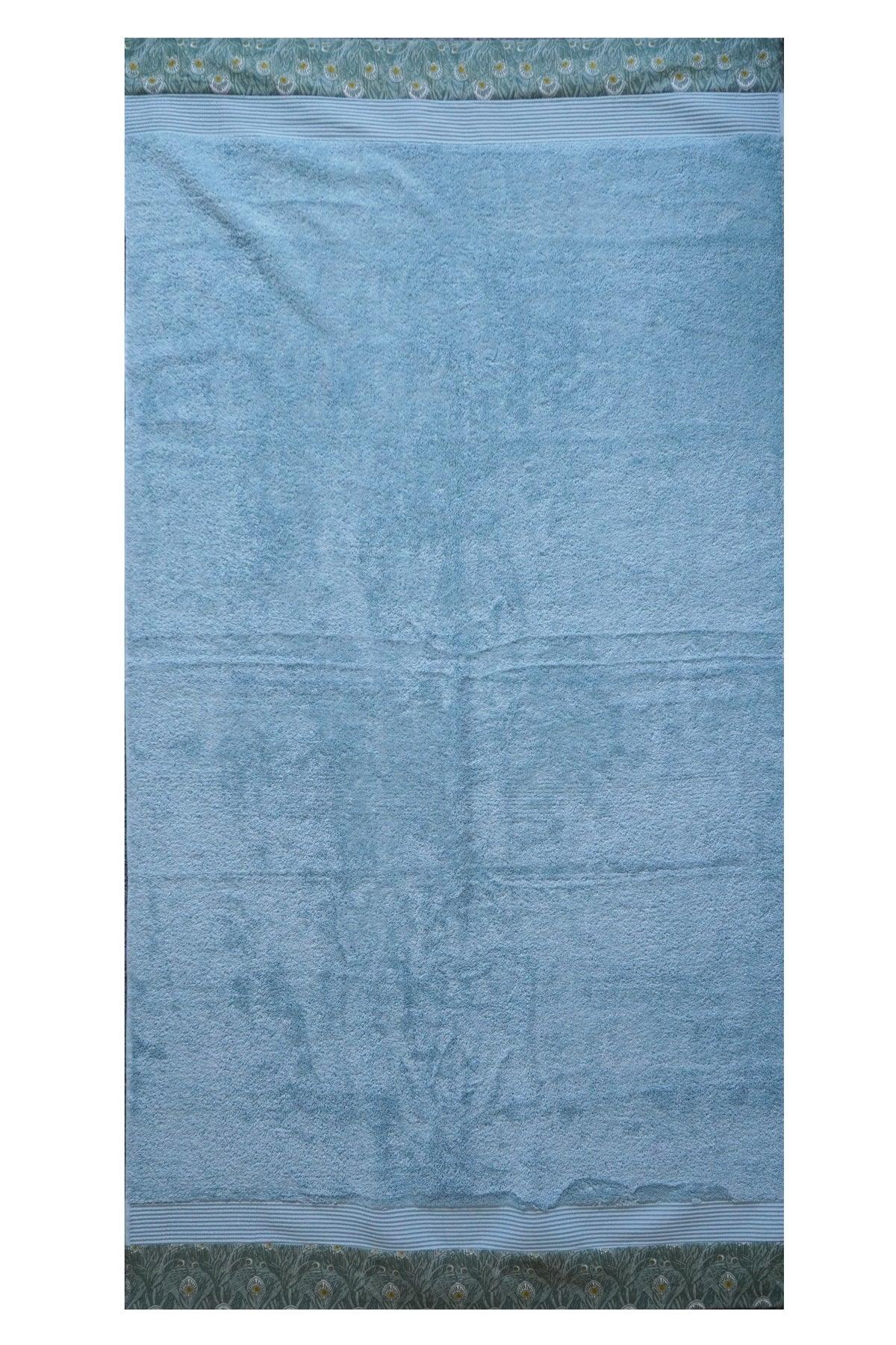 Border Edge Towel made with Liberty Fabric QUEEN HERA