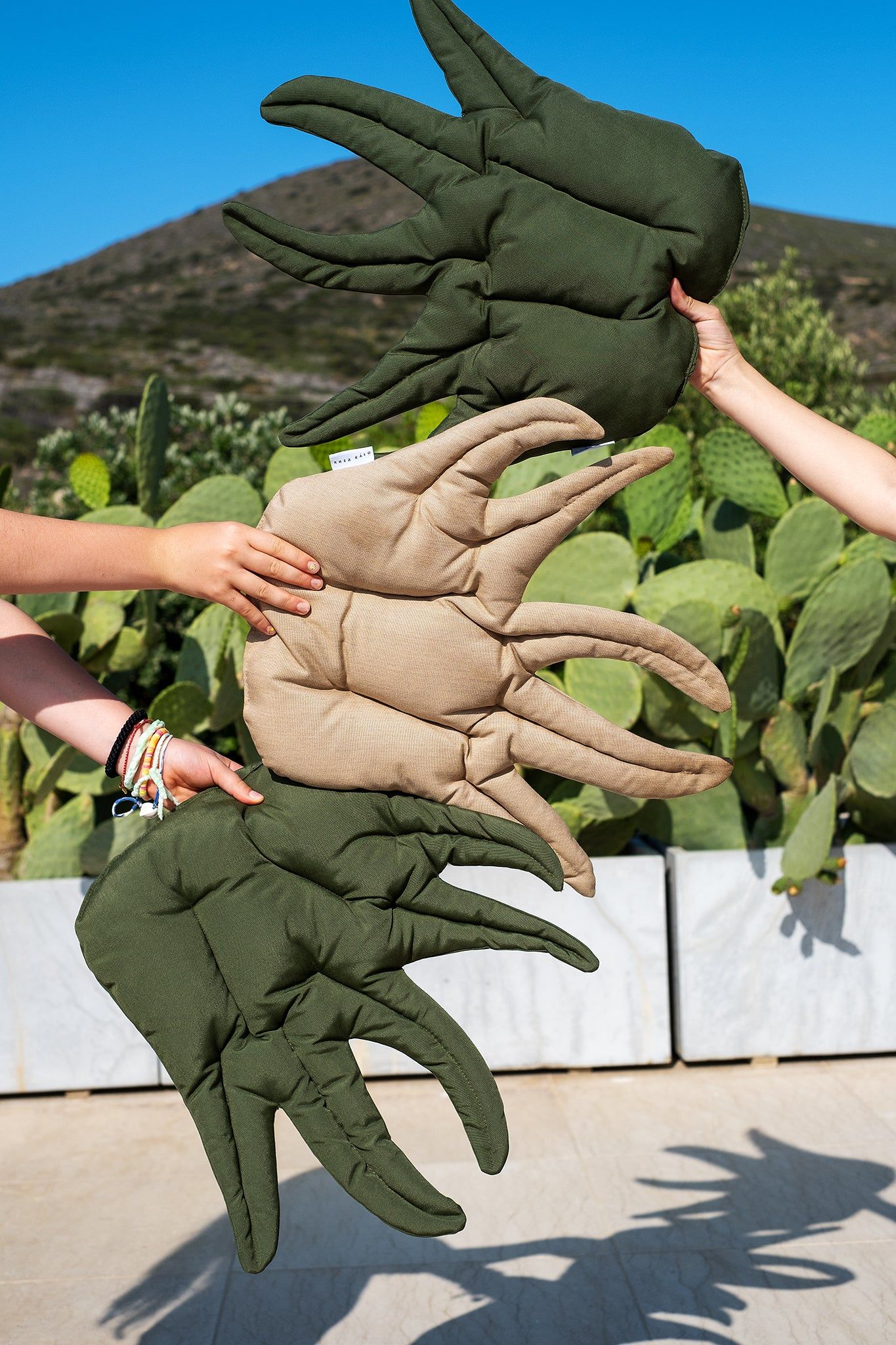 Green Plant Outdoor Cushion