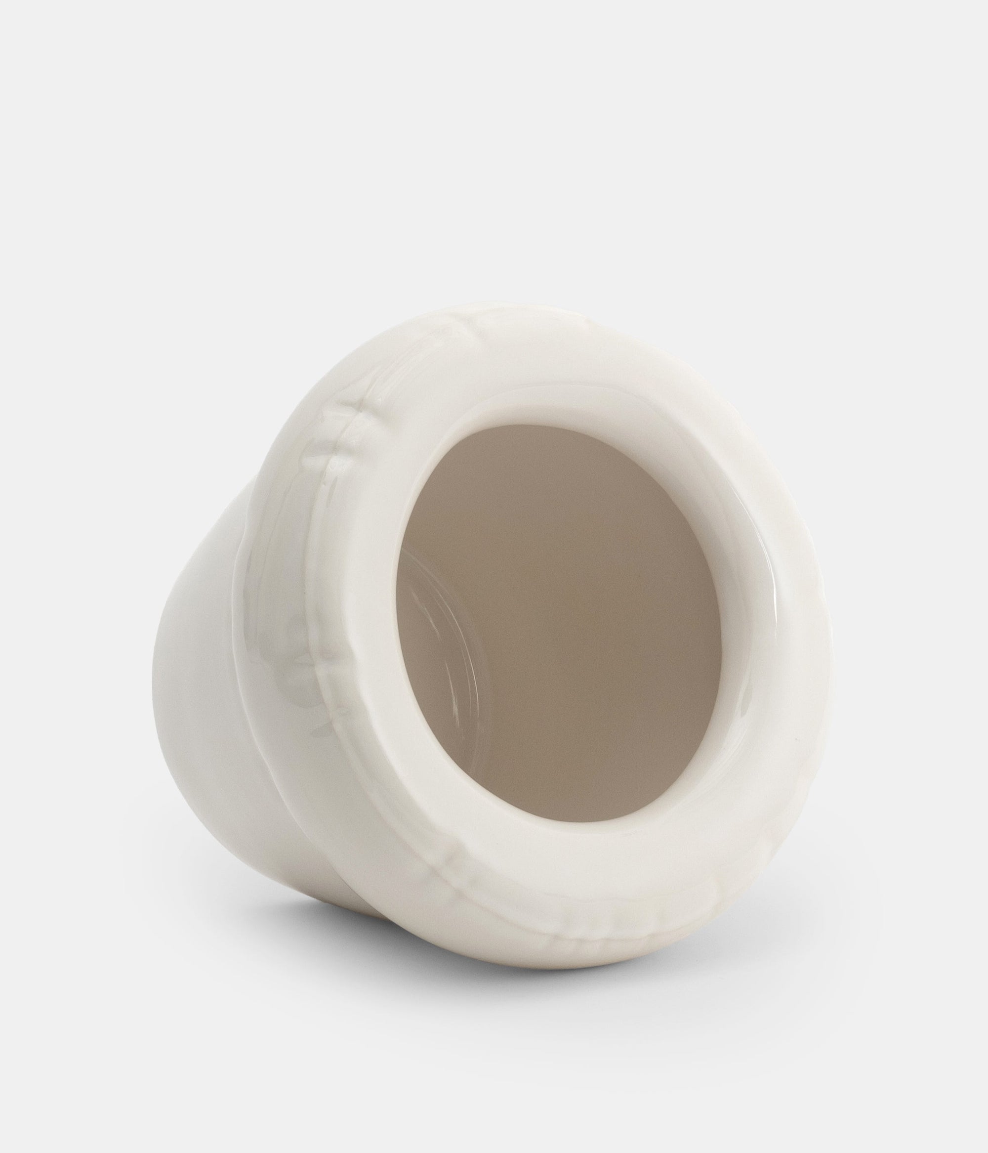 Planter 'PIERRE' Bone Gloss