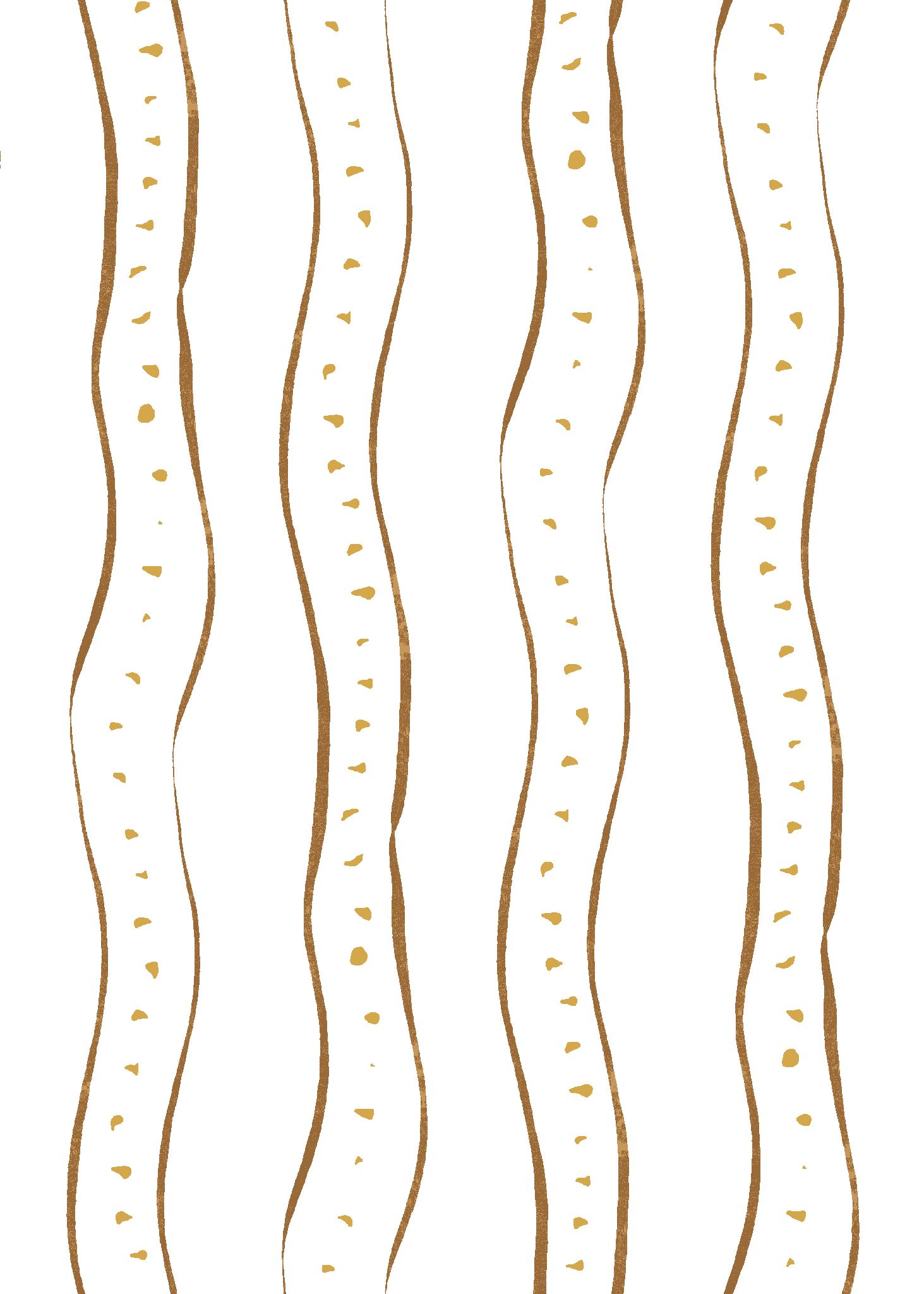 Rayure, Nutmeg Linen Fabric
