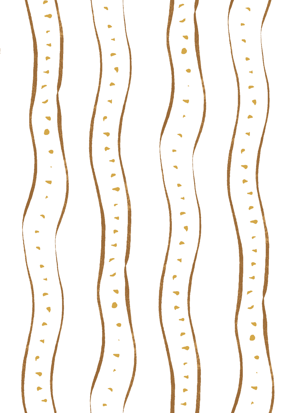 Rayure, Nutmeg Linen Fabric