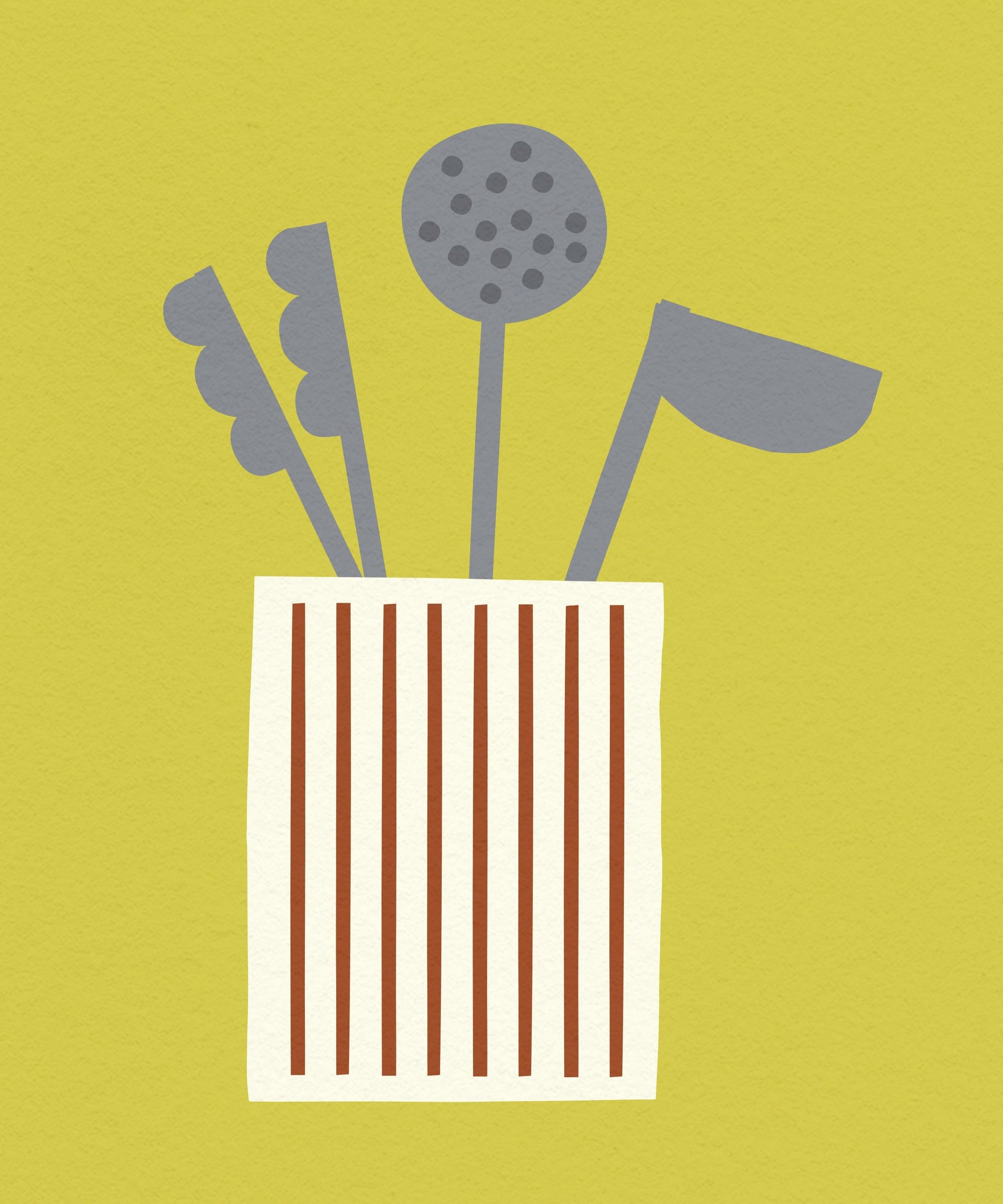 U for Utensils Art Print
