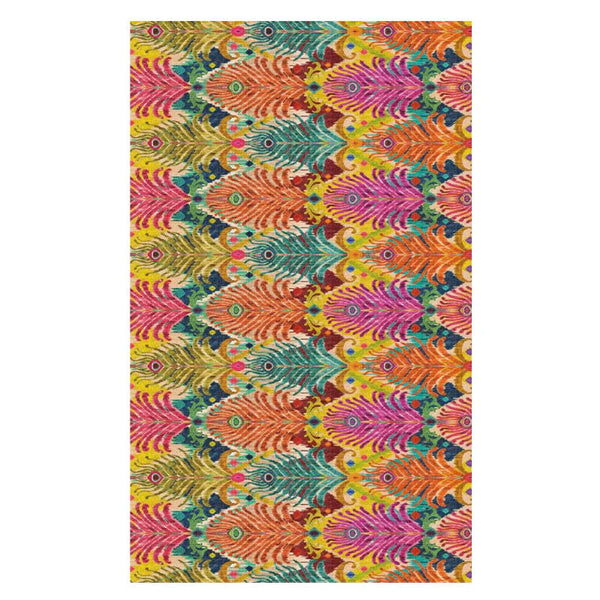 Les Ottomans x Matthew Williamson Cotton Tablecloth - Peacock Feather