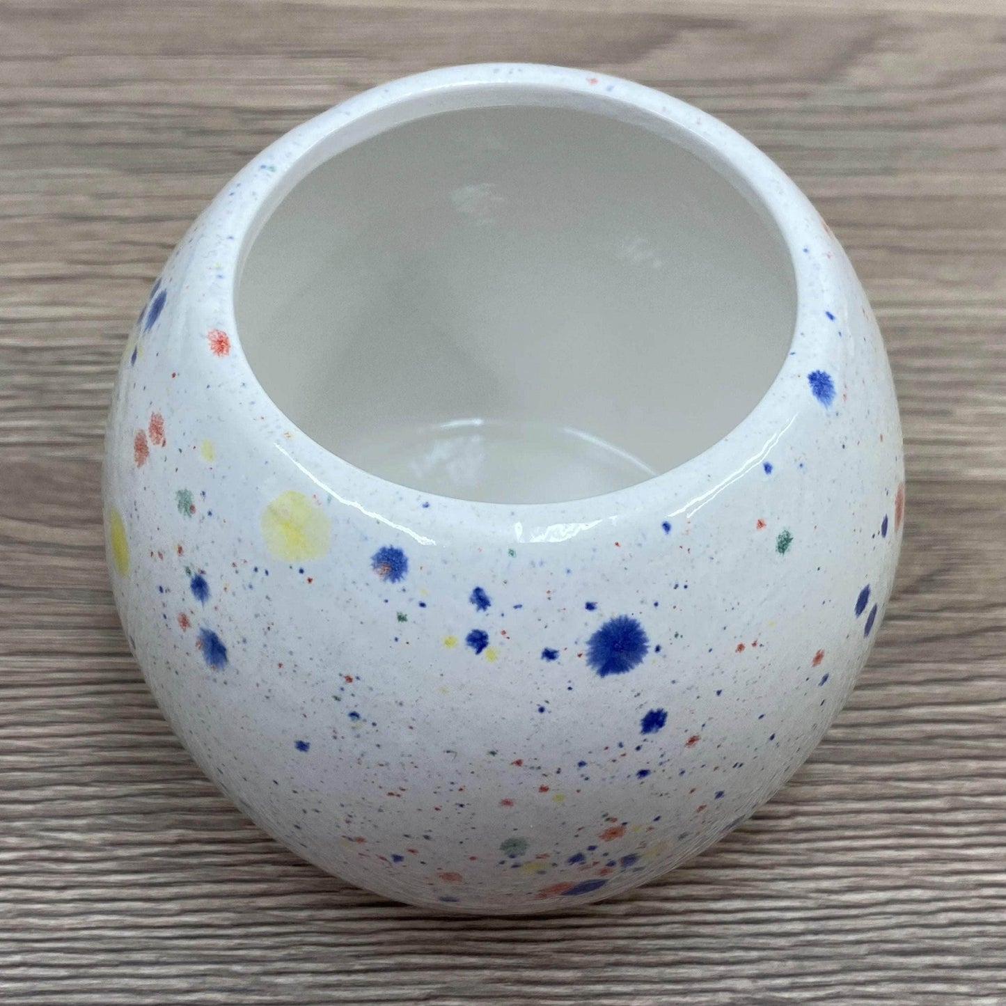 Sugar Bowl with Lid and Spoon in a Celebration Glaze