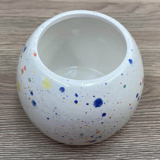 Sugar Bowl with Lid and Spoon in a Celebration Glaze