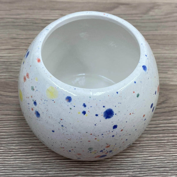 Sugar Bowl with Lid and Spoon in a Celebration Glaze