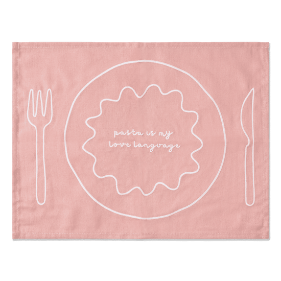 Placemats Embroidered Plates - Set of 2
