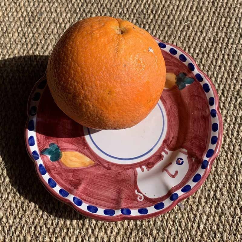 Amalfi Plate 16cm Blue & Turquoise Fish