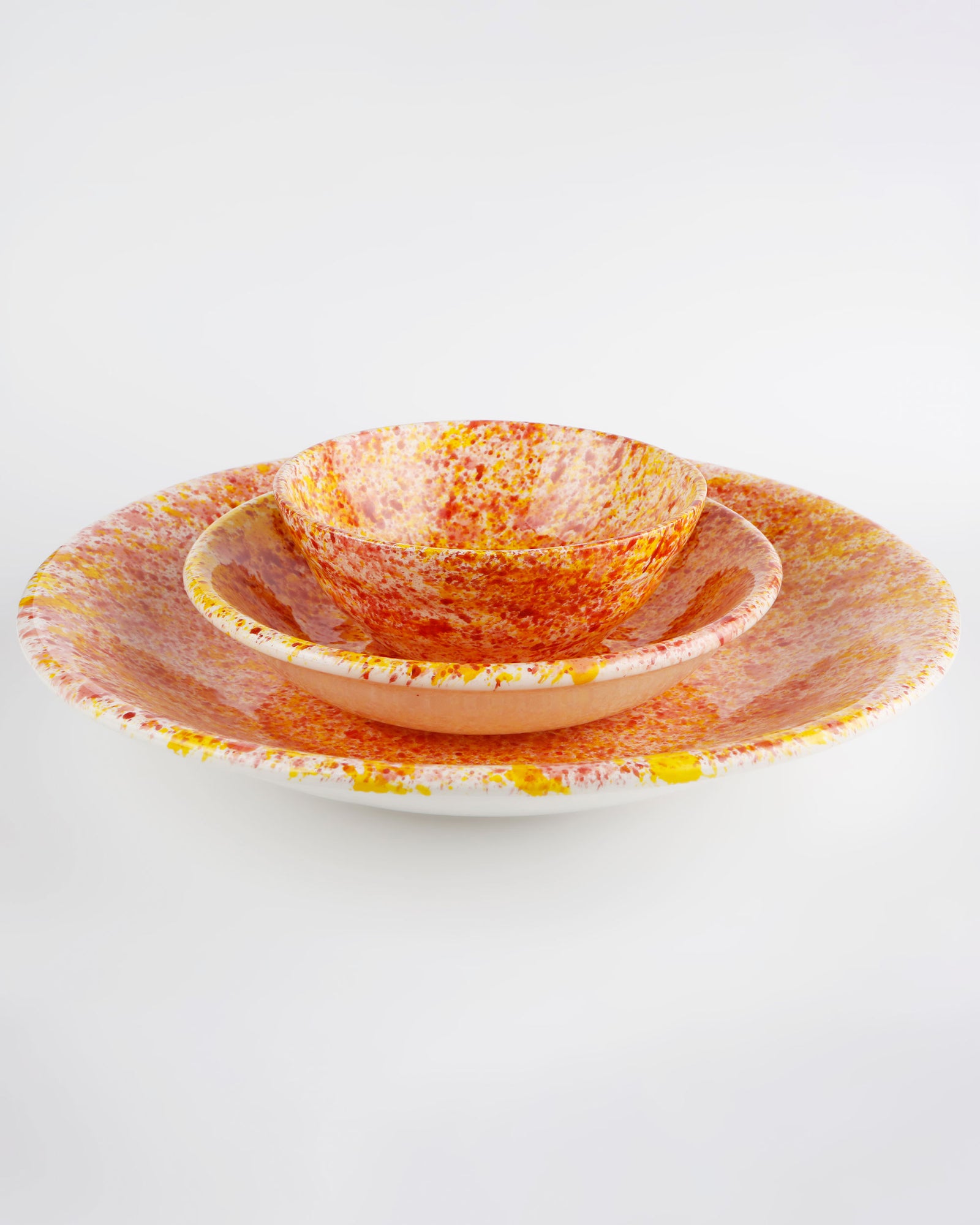 Chamomile Splatter Bowl