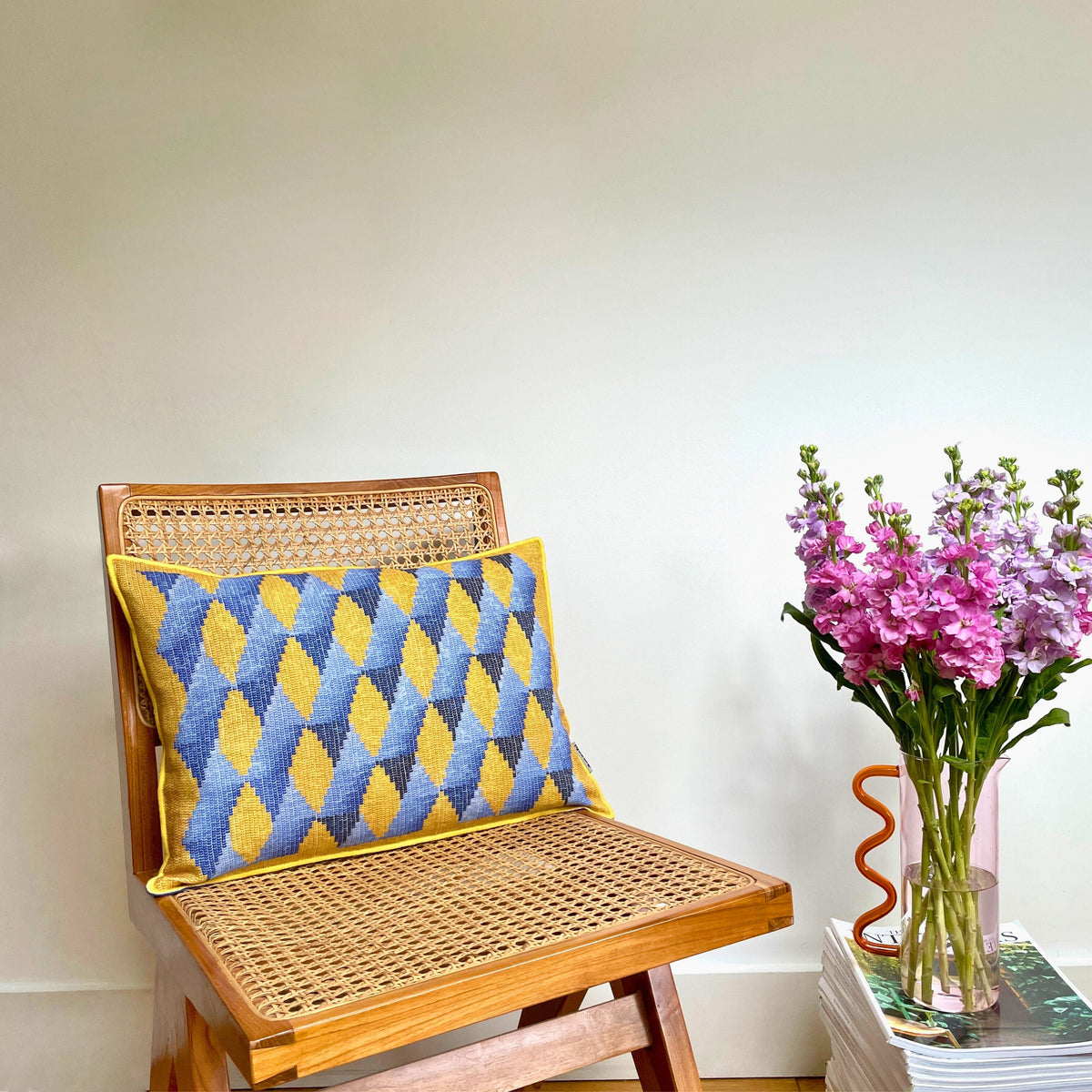 Boggol Cushion - Blue And Yellow