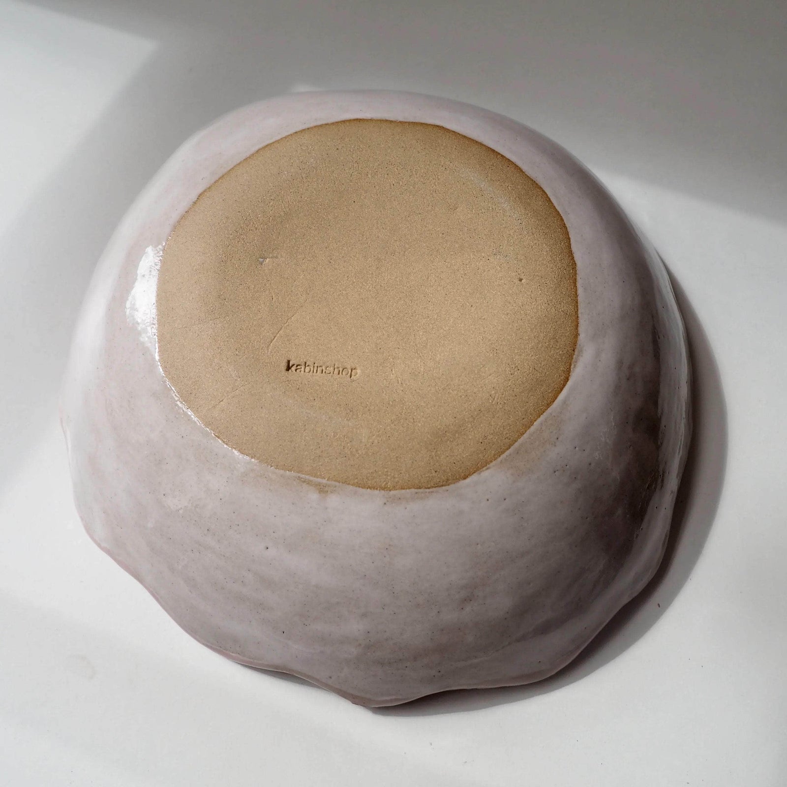 Ceramic Ice Cream Cornet Bowls With Gloss Oatmeal Glaze