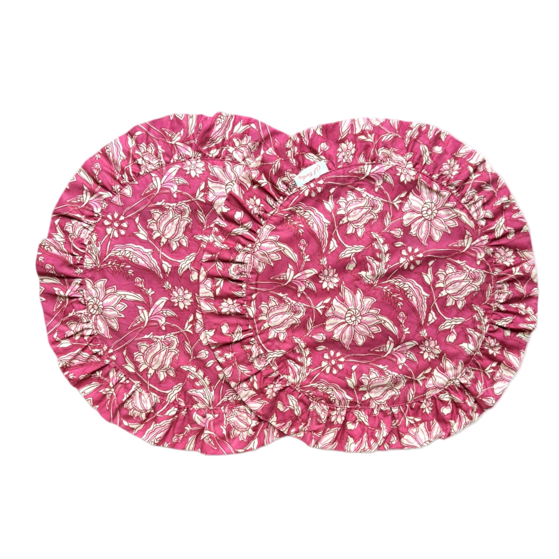 Set of 2 Darcy Placemats - Pink Flowers